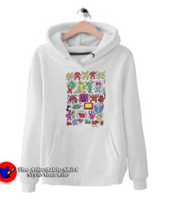Vintage Dancing Baby Barking Dog keith Haring Hoodie