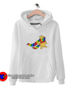 Winnie The Pooh Rainbow Print Love Unisex Hoodie