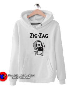 Zig Zag Stoner Weed Paper Rolling Hippie Hoodie