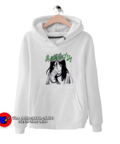 Cute Billie Eilish Anime Portrait With Cup Hoodie