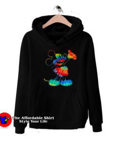 Disney Tie Dye Mickey Mouse Funny Unisex Hoodie