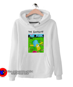 Funny The Simpsons Lying Around Watermelon Hoodie