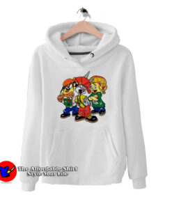 Funny Vintage Looney Tunes Parody Wrap Hoodie