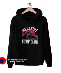 Hell Fire Suf Club Stranger Things Inspired Hoodie