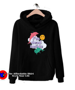 I'm Dead Inside Dolphin Graphic Unisex Hoodie