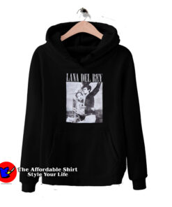 Lana Del Rey Black & White Photo Vintage Hoodie