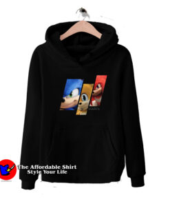 Sonic The Hedgehog 2 Character Panels Unisex Hoodie