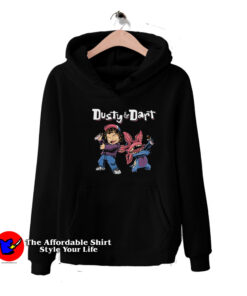Stranger Things Dusty and Dart Cartoon Parody Hoodie