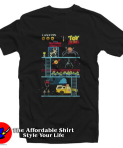 Disney Pixar 8-Bit Toy Story Video Game Scene T-Shirt