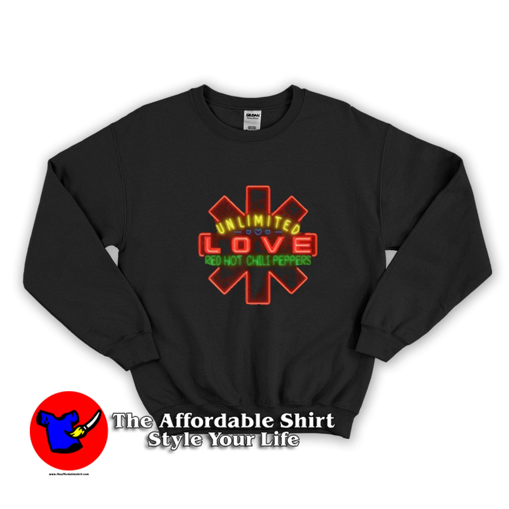 Unlimited Love Red Hot Chili Peppers Tour Sweatshirt