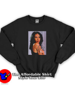 Vintage Aaliyah Haughton Signature Unisex Sweatshirt