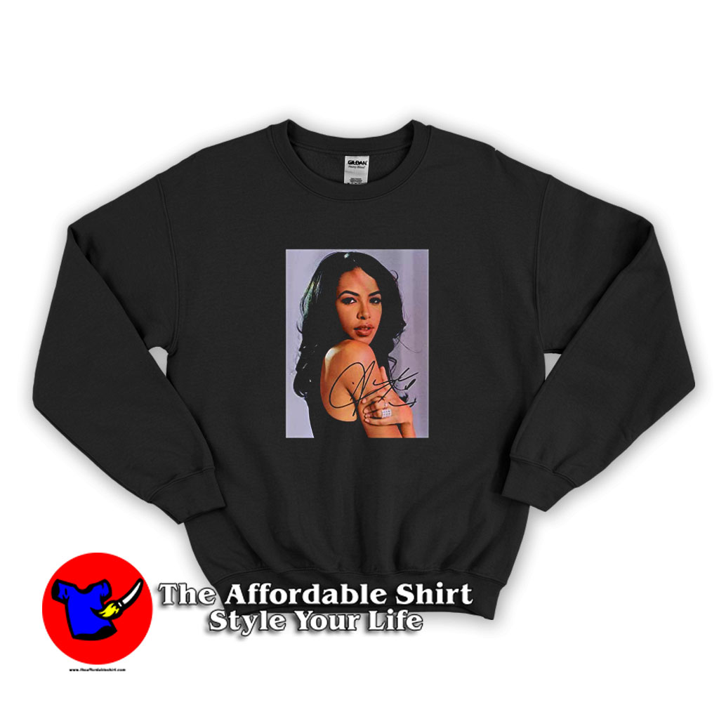 Vintage Aaliyah Haughton Signature Sweatshirt 510x510 image Vintage Aaliyah Haughton Signature Sweatshirt 510x510 Vintage Aaliyah Haughton Signature Unisex Sweatshirt On Sale