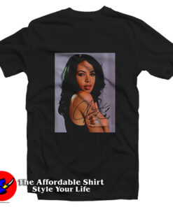 Vintage Aaliyah Haughton Signature Unisex T-Shirt