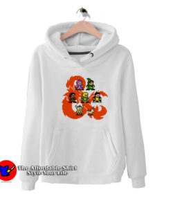 Vintage Dungeons & Dragons 8-Bit Inspired Hoodie