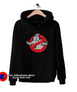 Vintage Ghostbusters 8 Bit Logo Inspired Hoodie