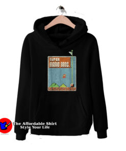 Vintage Super Mario Bros Game Screen Unisex Hoodie