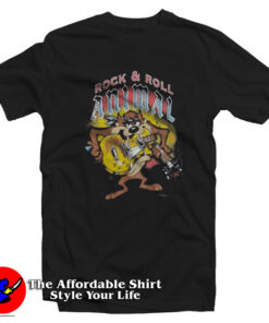 Vintage Tasmanian Looney Tunes Rock And Roll T-Shirt