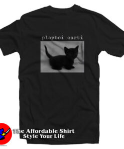 Cute Black Cat Playboi Carti Unisex T-Shirt