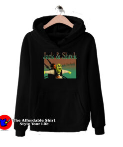 Funny Titanic Jack and Shrek Graphic Hoodie