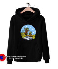 Master and Child Calvin and Hobbes Unisex Hoodie