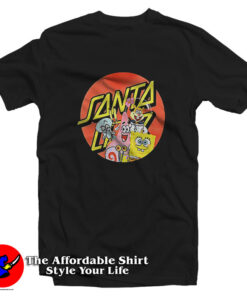 Santa Cruz x Spongebob SquarePants Funny T-Shirt
