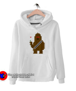 Star Wars Chewbacca 8-Bit Heart Eyes Valentine Hoodie