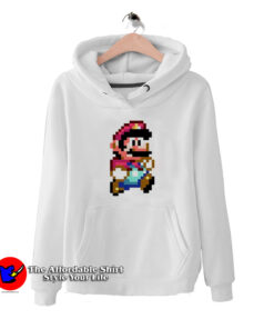 Super Mario 8-Bit Mario Pinkman Unisex Hoodie
