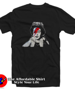 The Queen Elizabeth Mashup David Bowie T-Shirt