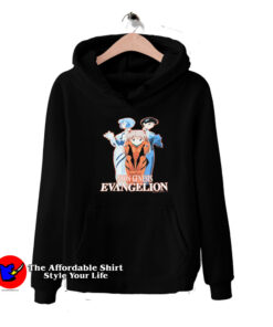 Vintage Neon Genesis Evangelion Anime Hoodie