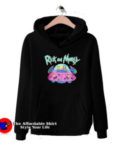 Vintage Rick & Morty Portal Gun Unisex Hoodie