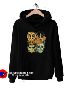 Vintage Rob Zombie Horror Masks Unisex Hoodie