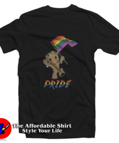 Baby Groot Lgbt Pride Graphic Unisex T-Shirt