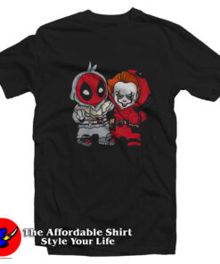Funny Deadpool And Pennywise Unisex T-Shirt