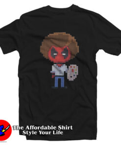 Funny Deadpool x Bob Ross Vintage Unisex T-Shirt