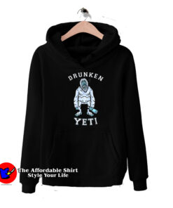 Funny Drunken Yeti Snowman Bigfoot Hoodie