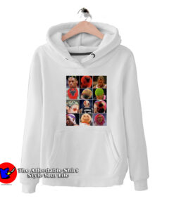 Hairstyles Of The Worm Dennis Rodman Hoodie