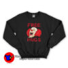 Halloween Free Hugs Clown Evil Killer Graphic Sweatshirt