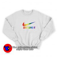 LGBT Just Love LGBT Pride Parody Unisex Sweatshirt