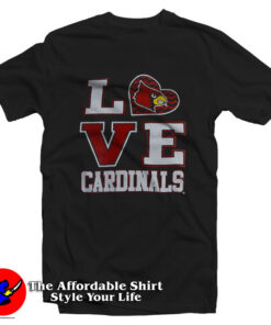 Love Cardinal University of Louisville Unisex T-Shirt