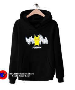 Pokemon and Friends Video Game Movie Cartoon Hoodie