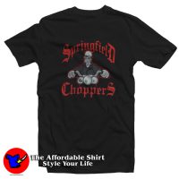 The Simpsons Springfield Choppers Motorcycle T-Shirt