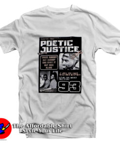 Tupac Shakur Poetic Justice Movie Vintage T-Shirt