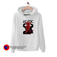 Vintage ACDC Angus Young Devil Horns Hoodie