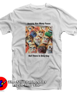 Vintage Anxiety Has Many Faces Unisex T-Shirt