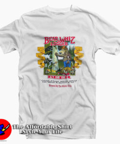 Bear Whiz Logger Beer Funny Vintage T-Shirt
