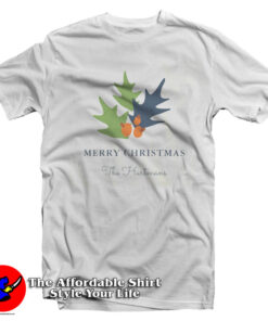 Berries and Leaves Merry Christmas The Hartmans T-Shirt