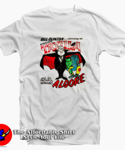 Bill Clinton Al Gore Political Dracula Parody Tshirt