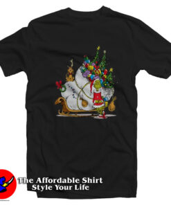 Dr Seuss Grinch Sleigh Christmas Unisex T-Shirt