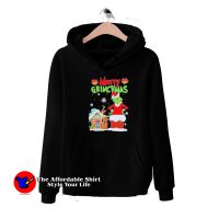 Funny Christmas Grinch And Max Dog Unisex Hoodie