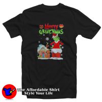 Funny Christmas Grinch And Max Dog Unisex T-Shirt